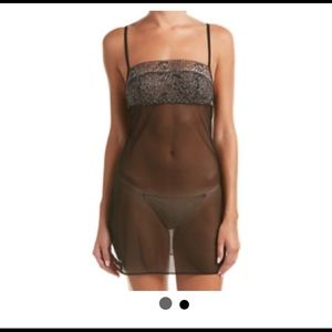 La Perla Binary Garden slip